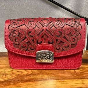 Mini red crossbody Brighton purse